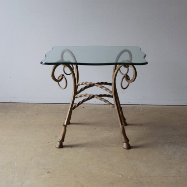 French 1950's Maison Jansen Style Side Table
