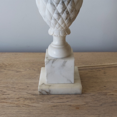 Mid Century Marble Pineapple Lamp
