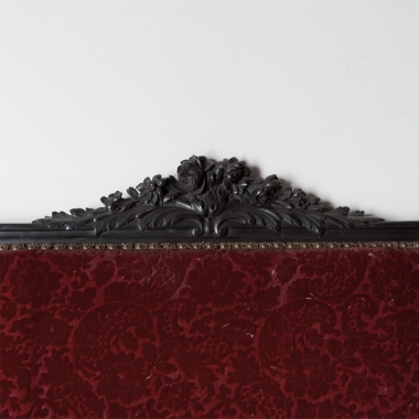 Napoleon III Period Ebonised Settee