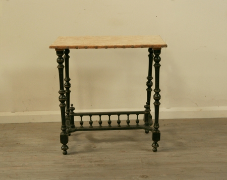 Napoleon III Ebonised Side Table