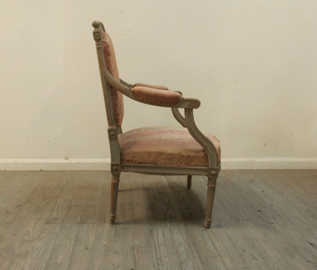 French 19th Century Louis 16 Style Fauteuil