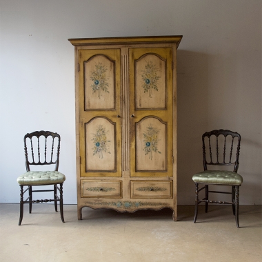1950's Painted Provencale Armoire