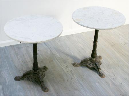 Pair of Parisien Café Tables