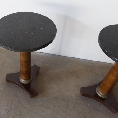 Pair Of 19th Century, Empire Style Side Tables