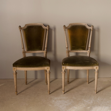 French, 19th Century, Louis 16 Style, Side Chairs