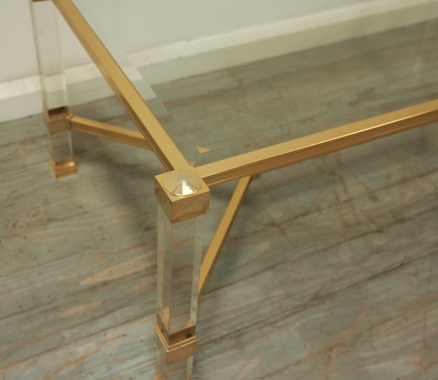 Pierre Vandel Coffee Table With Stretcher Base 
