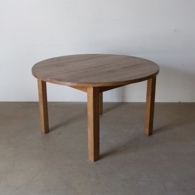 Round, Irish, Pine Dining Table 