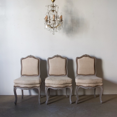 A Set Of 10, French, Louis 15 Style Dining Chairs