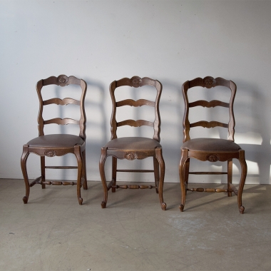 Set Of 6 Provencal Dining Chairs 