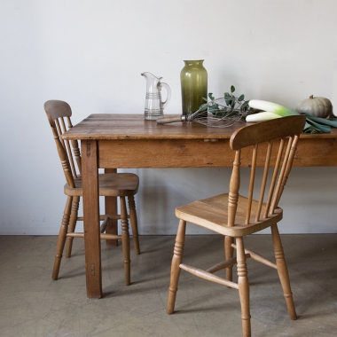 French, 19th Century, Pine, Farmhouse Table