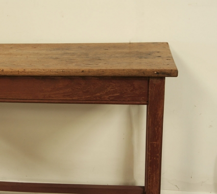 Tall French Rustic Painted Side Table