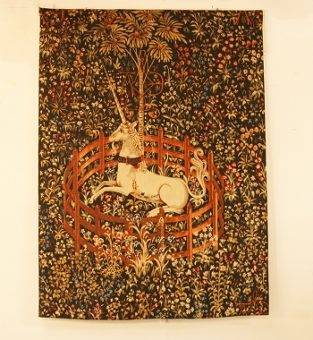 French Tapestry La Licorne Captive