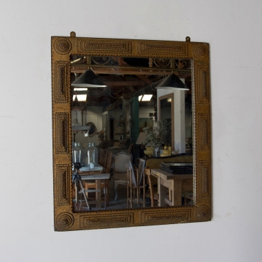 Early 20th Century, Tramp Art Mirror
