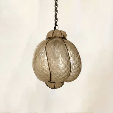 Pair Of Murano Glass Pendant Lights
