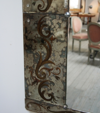 Venetian Églomisé Mirror