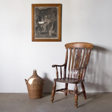 English, Elm, Windsor Armchair 