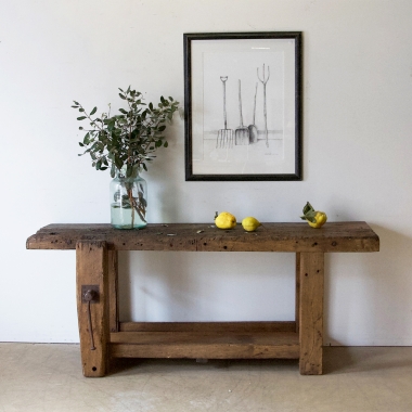 French, 19th Century Workbench 