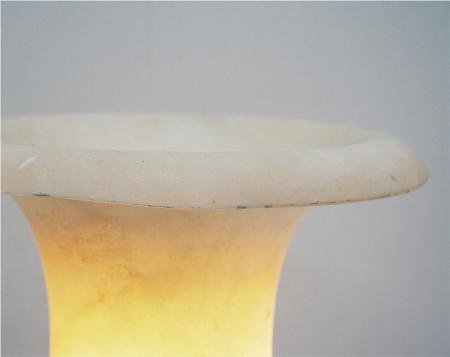 Alabaster urn lamp