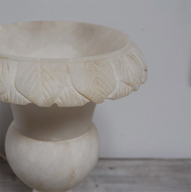 1940's Italian Alabaster Urn Lamp