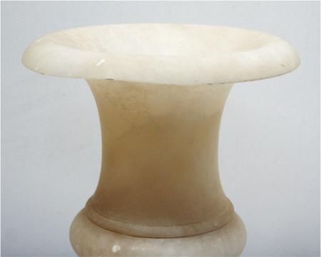 Alabaster urn lamp
