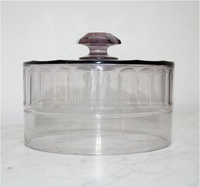 Amethyst Glass 19th Century Cloche