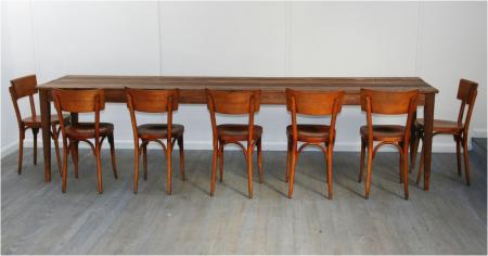 Set of Eight Baumann Bistro Chairs