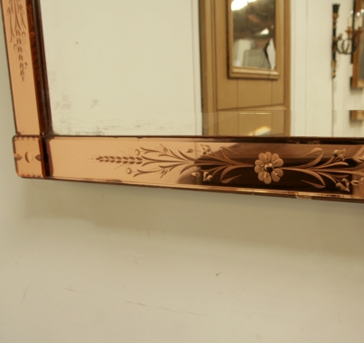 Champagne Glass Venetian Mirror