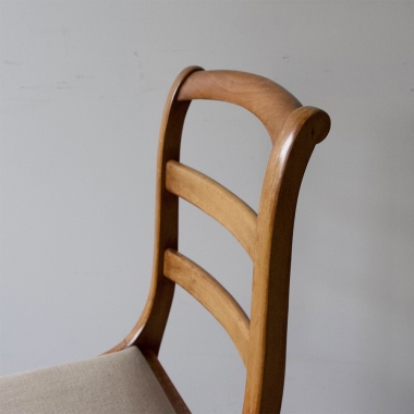 Set Of 6 French Cherrywood Chairs 