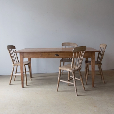 A Set Of Four English Elm Chairs