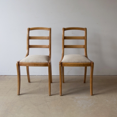 Set Of 6 French Cherrywood Chairs 