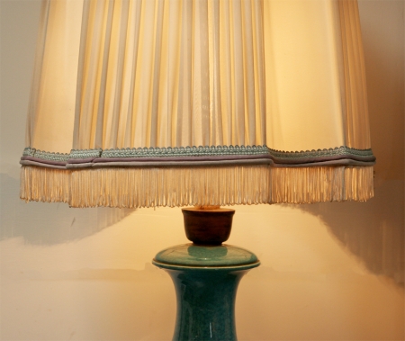 French Chinoiserie Porcelain Lamp
