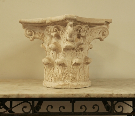 Large Plaster Corinthian Capital