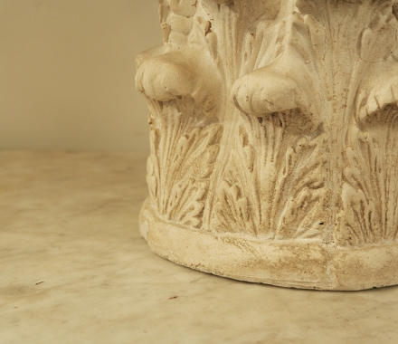 Large Plaster Corinthian Capital