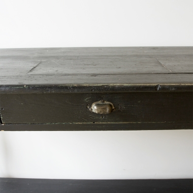 Long And Lovely French 19th Century Ebonised Draper's Table