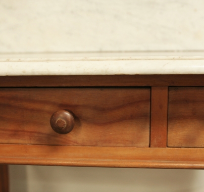 Decorative English marble topped washstand