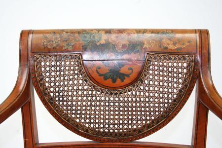 English Sheraton Style Armchair