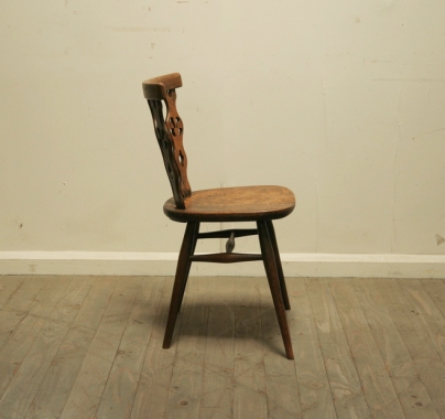 Set Of Six Vintage Ercol Dining Chairs