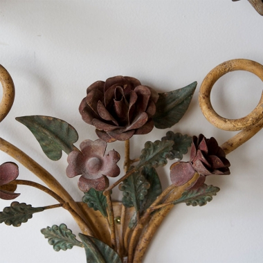 Pair Of French Wrought Iron Sconces