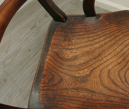 French Provincial Elm Armchair