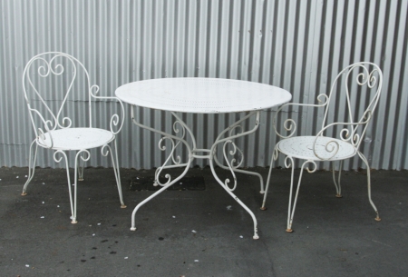 French Mid Century Garden Setting