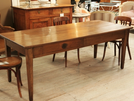 Beech And Fruitwood Farm Table