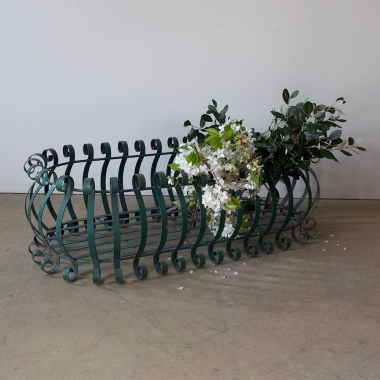 Vintage Wrought Iron Planter