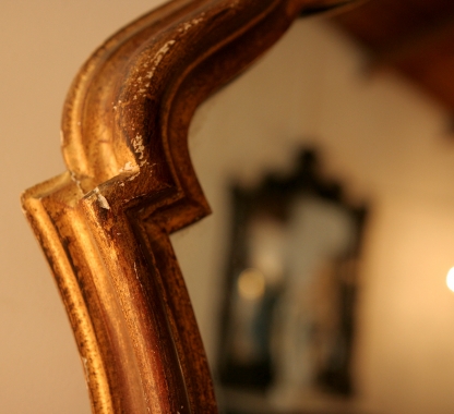 Small Italian Gilt Mirror