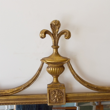 Italian Neoclassical Gilt Pier Mirror