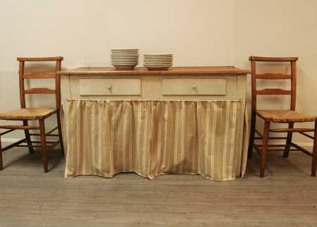 French Provincial Kitchen Side Table