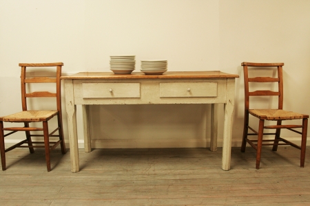French Provincial Kitchen Side Table