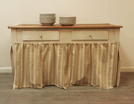 French Provincial Kitchen Side Table