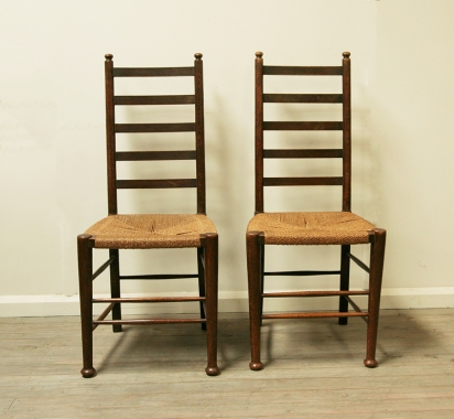 Pair Of Ladder Back Chairs