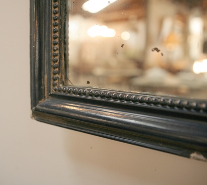 Large Bistro Mirror With Original Glass