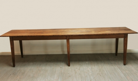 Unusual Long 19th Century French Table